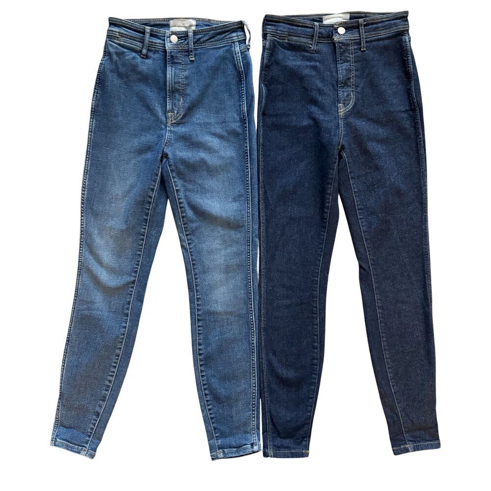 Everlane Jeans Lot Womens Sz. 26 Blue Way High Skinny Jean High‎ Rise